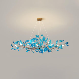 Ginkgo Leaf Luxury Acrylic Chandelier