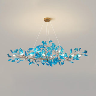 Ginkgo Leaf Luxury Acrylic Chandelier