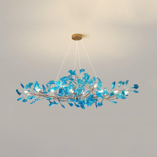 Ginkgo Leaf Luxury Acrylic Chandelier