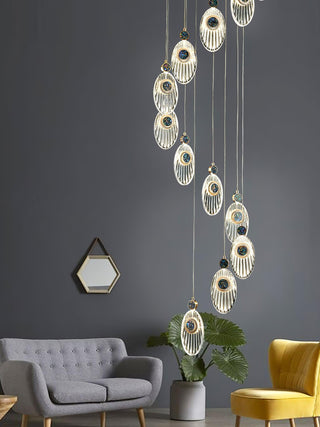 Veyra Art Deco Acrylic Pendant Light