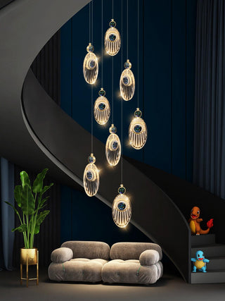Veyra Art Deco Acrylic Pendant Light