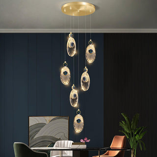 Veyra Art Deco Acrylic Pendant Light