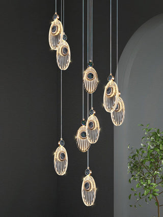 Veyra Art Deco Acrylic Pendant Light