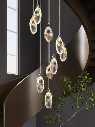 Veyra Art Deco Acrylic Pendant Light