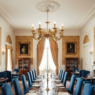 Gilded Candelabra Chandelier