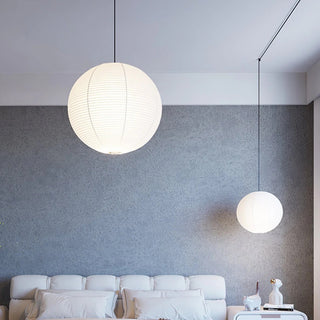 Akari A Minimalist Mulberry Paper Pendant Swag Light