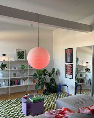 Akari A Minimalist Mulberry Paper Pendant Swag Light