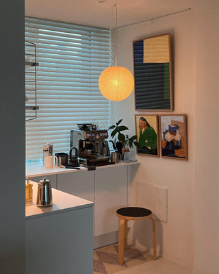 Akari A Minimalist Mulberry Paper Pendant Swag Light