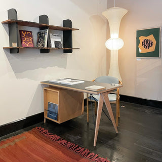 Akari E Sculptural Mulberry Paper Pendant Light