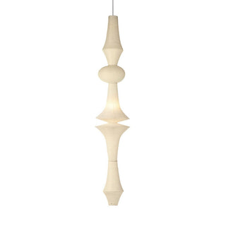 Akari E Sculptural Mulberry Paper Pendant Light