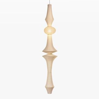 Akari E Sculptural Mulberry Paper Pendant Light