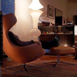 Akari E Sculptural Mulberry Paper Pendant Light