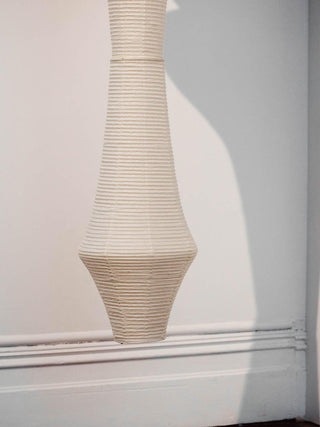 Akari E Sculptural Mulberry Paper Pendant Swag Light