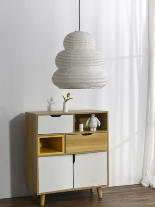 Akari Gourd Minimalist Mulberry Paper Pendant Light