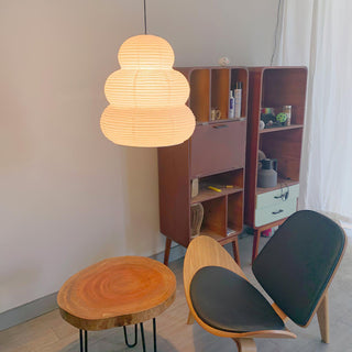 Akari Gourd Minimalist Mulberry Paper Pendant Light