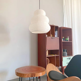 Akari Gourd Minimalist Mulberry Paper Pendant Light