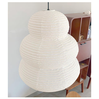 Akari Gourd Minimalist Mulberry Paper Pendant Light