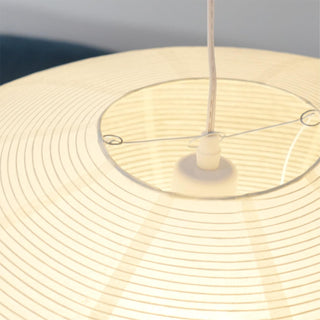 Akari Oval Organic Mulberry Paper Pendant Light