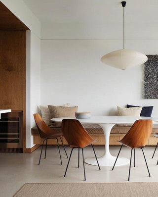 Akari Oval Organic Mulberry Paper Pendant Light