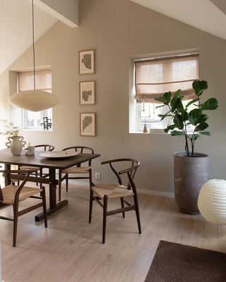 Akari Oval Organic Mulberry Paper Pendant Light