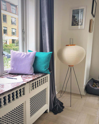 Lumi Scandinavian Fabric Floor Lamp