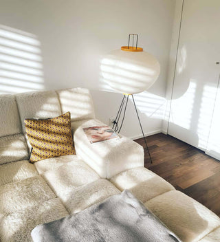 Lumi Scandinavian Fabric Floor Lamp