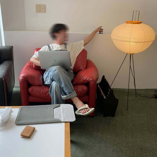Lumi Scandinavian Fabric Floor Lamp