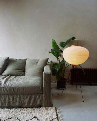 Lumi Scandinavian Fabric Floor Lamp