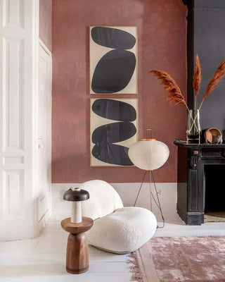 Lumi Scandinavian Fabric Floor Lamp