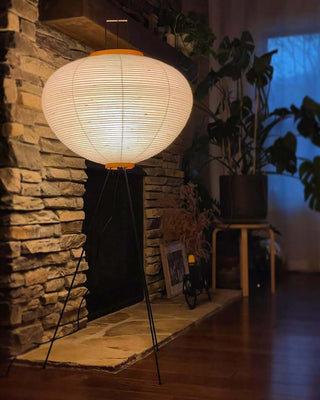 Lumi Scandinavian Fabric Floor Lamp