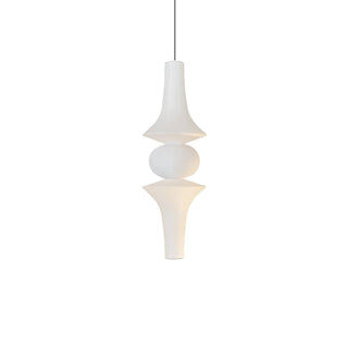 Akari E Sculptural Mulberry Paper Pendant Light