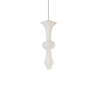 Akari E Sculptural Mulberry Paper Pendant Light