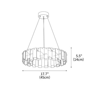 Alabaster Luxury Alabaster Round Chandelier