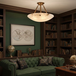 Auremont Alabaster Ceiling Light