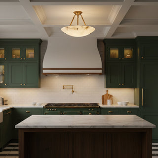 Auremont Alabaster Ceiling Light