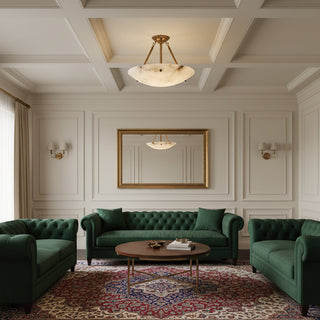 Auremont Alabaster Ceiling Light