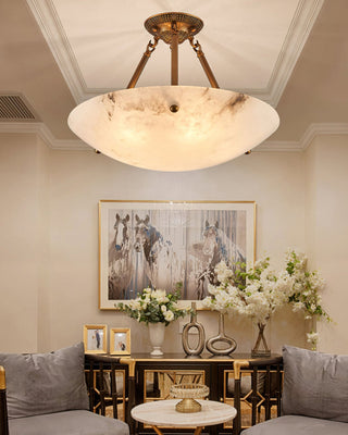 Auremont Alabaster Ceiling Light