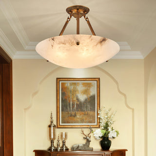 Auremont Alabaster Ceiling Light