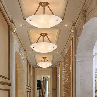 Auremont Alabaster Ceiling Light