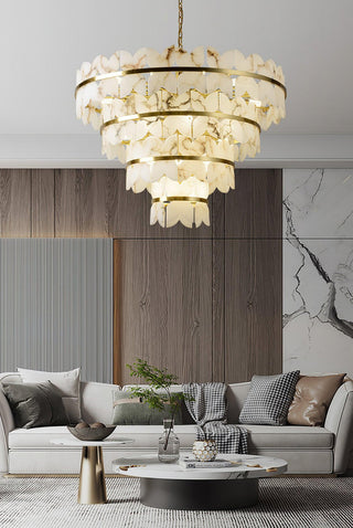 Alabaster Cloudscape Luxury Alabaster Chandelier