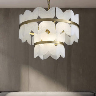 Alabaster Cloudscape Luxury Alabaster Chandelier