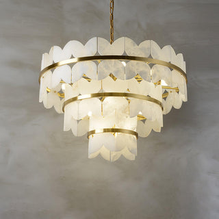 Seraphina Vintage Alabaster Chandelier Light - Blowlighting