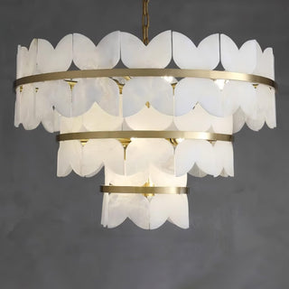Seraphina Vintage Alabaster Chandelier Light - Blowlighting