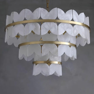Seraphina Vintage Alabaster Chandelier Light - Blowlighting
