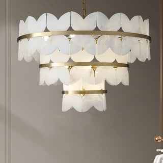 Seraphina Vintage Alabaster Chandelier Light - Blowlighting