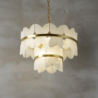 Seraphina Vintage Alabaster Chandelier Light - Blowlighting