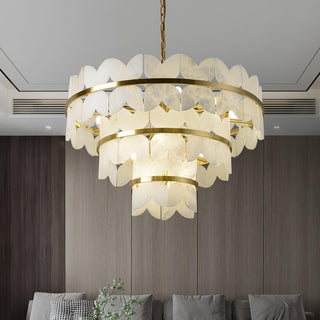 Seraphina Vintage Alabaster Chandelier Light - Blowlighting