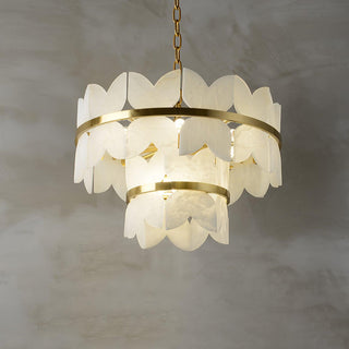 Seraphina Vintage Alabaster Chandelier Light - Blowlighting