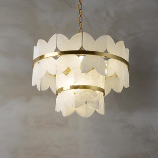 Seraphina Vintage Alabaster Chandelier Light - Blowlighting