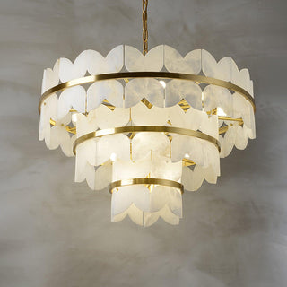 Seraphina Vintage Alabaster Chandelier Light - Blowlighting